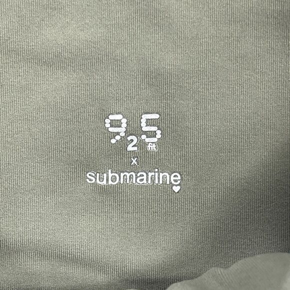 925 Fit Submarine 2 Piece Leggings And Bra Set Girls 12 Sage Green Skinny Leg - Picture 12 of 16